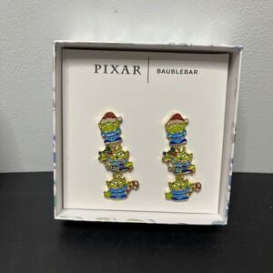 Baublebar Disney Pixar Alien Post Dangle Earrings Christmas Santa Hat Toy Story